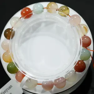 【Yanyuan agate】Yanyuan agate Beaded Bracelets for Women,Stretch Healing Bracelet Stone Jewelry Gifts