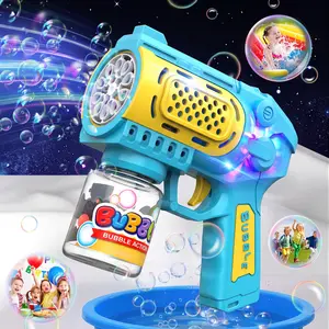 Handheld Bubble Maker - AAA Battery-Powered Kids Toy with 10,000+ Bubble Output, Colorful Lighting, for Indoor/Outdoor Birthday Party Gifts