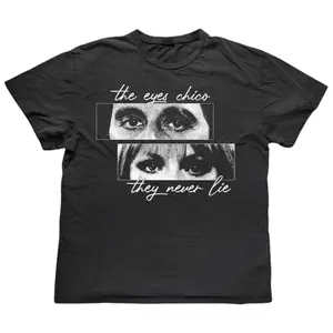 Scarface Tee - "The Eyes Chico They Never Lie" Printed Shirt - Al Pacino And Michelle Pfeiffer - Tony Montana Vintage, Retro Unisex T-Shirt