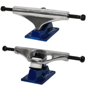 Core Hollow Trucks 5.5 (8.25") Silver With Blue Base (Hollow Kingpin)