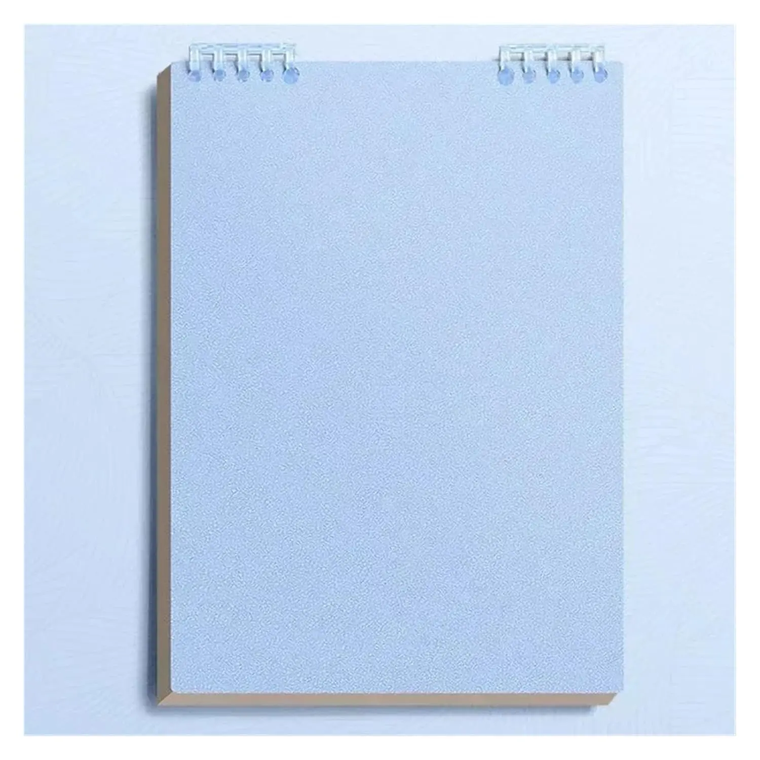 Refillable Top Bound Spiral Notebook – A4 Size Large Writing Journal, 120 Pages, 8mm Ruled with Thick Waterproof Plastic Hardcover, Versatile for School and Office Supplies (Pink)