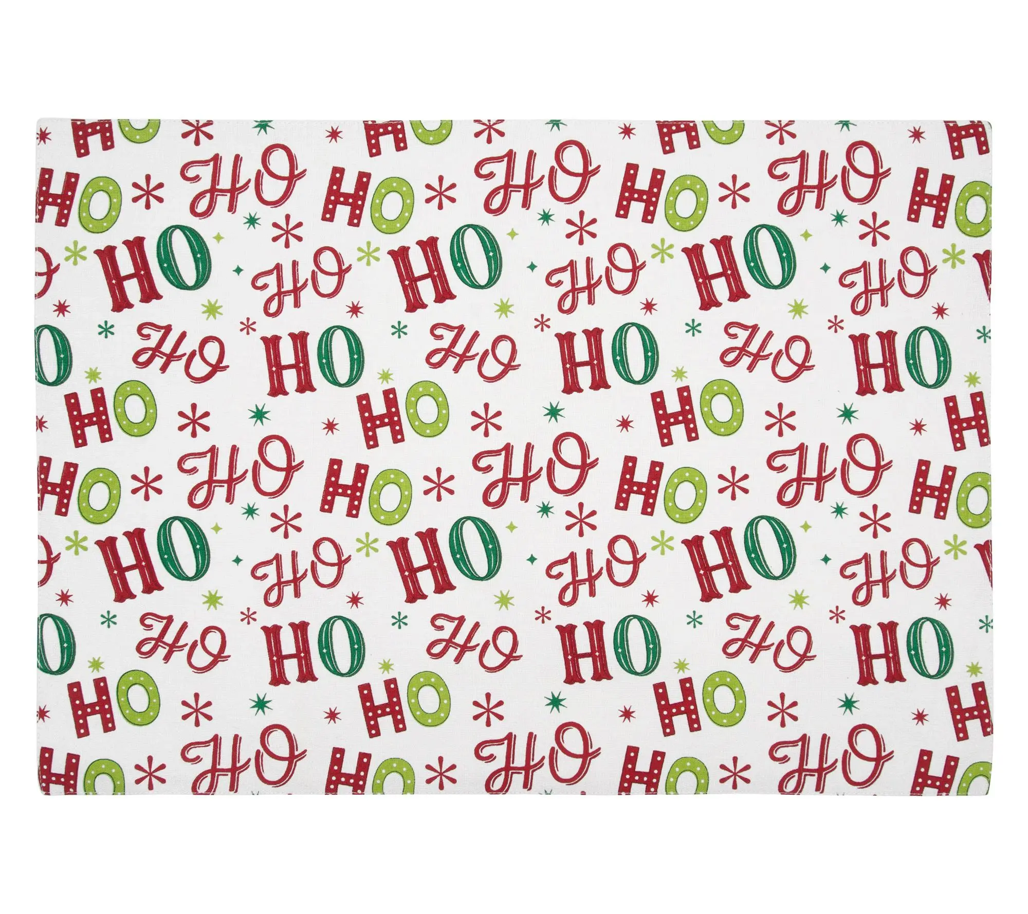 Ho Ho Ho Placemat Set of 6 by Valerie