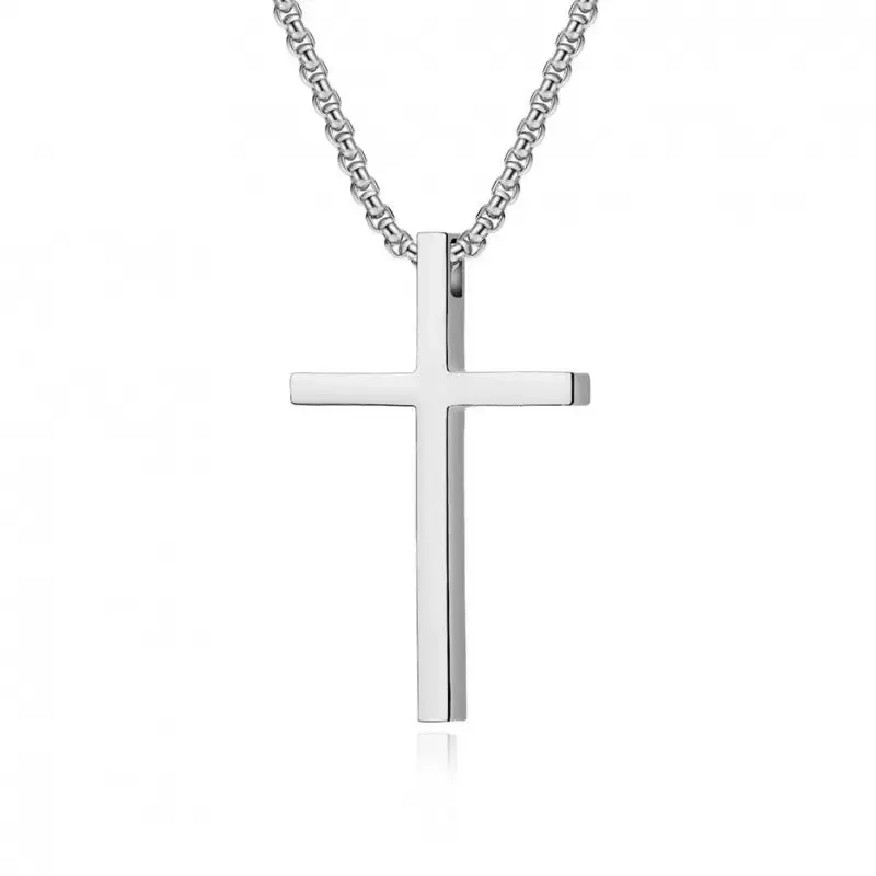 Silver Cross Necklace Silver Cross Necklace