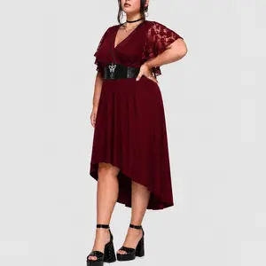 ROSEGALETTE Women's Lady Gothic Witch A-Line modest style dress,plus size clothing- 2026 holiday style Halloween Costume flowy dress, christmas outfit V-Neck Removable Belt , fashionable lady Minimalist Black Goth Clothes with Accessories