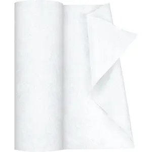 Iron-On Fusible Fleece Interfacing: 16.5 Inches x 10 Yards Medium Weight Single-Sided Loft Iron On Fusible Fleece White for Sewing Crafting and Home Decor
