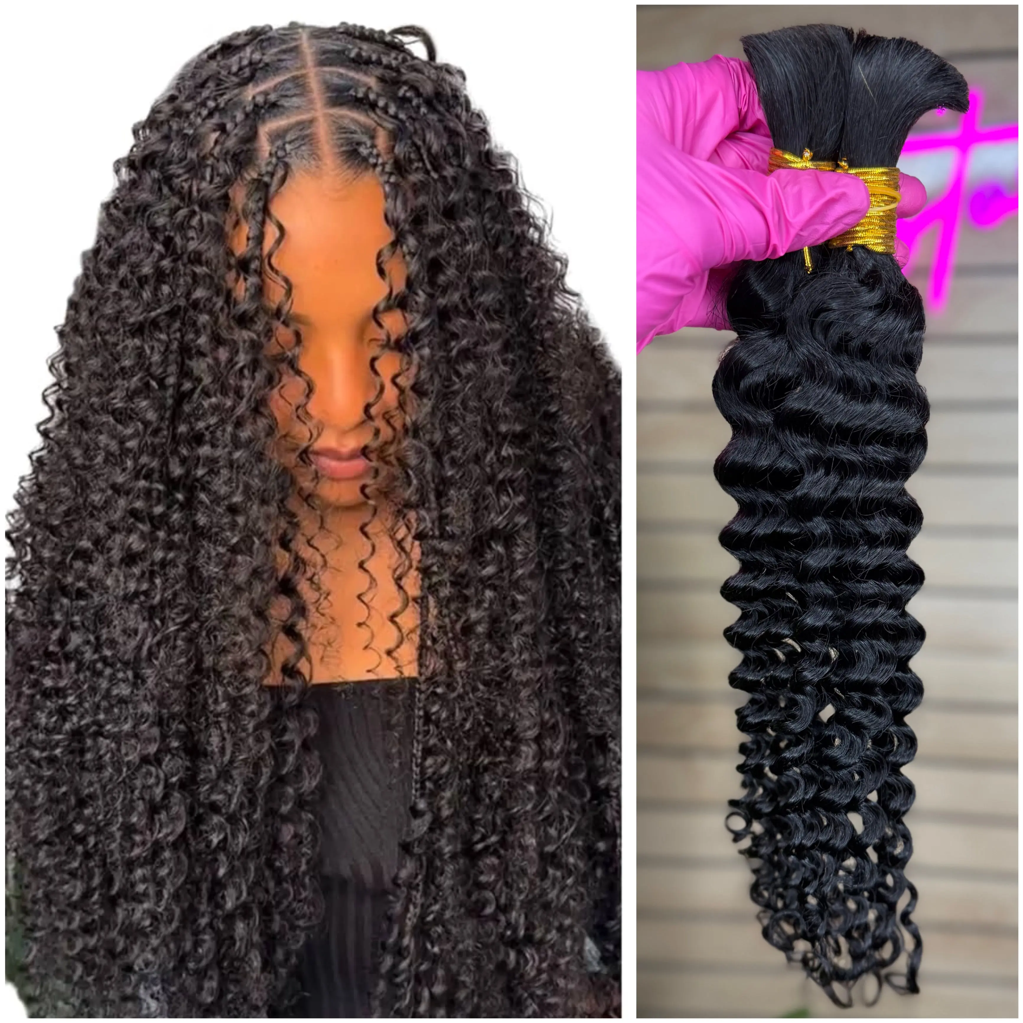 Bohemian Kinky hair
