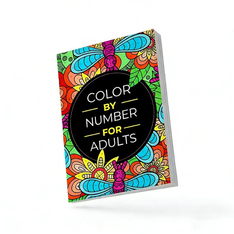 Color By Number For Adults:75 Beautiful Pictures Designed For Fun,Adult Relaxation & Stress Relief Coloring For Hours On End