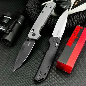 Portable 2038 Folding Knife with 440C Steel Blade, Nylon Fiber Handle for Self-Defense and Camping Edc Tool, Lightweight Outdoor Knife, Tactical Knives
