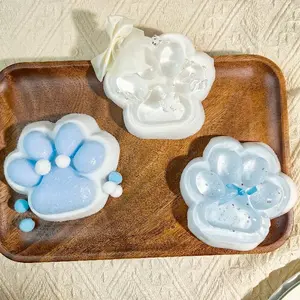 Super Soft Crystal Cat Claws, Large Size Soft Squishy Silicone Stress Relief Squeeze Toy, Perfect for Anxiety Relief and Fun Playtime