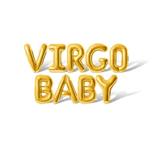 Letter Balloons - VIRGO BABY 16" Inch Alphabet Letters Foil Mylar Balloon Birthday Party Banner