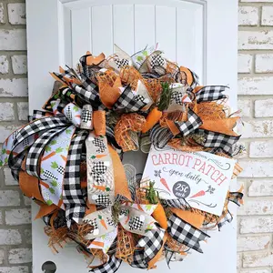 Easter Carrot Wreath, Carrot Wreath, Easter Decoration, Spring Wreath, Easter Decor, Easter Front Door Decoration