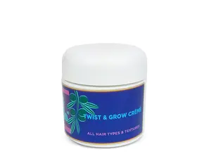 WHOLEFOOD Chatto Twist & Grow Creme - 2OZ/4OZ | Lightweight Anti-Frizz Styling Cream for Twists, Locs, Coils & All Hair Types – Flexible Hold, Long-Lasting, Moisturizes & Enhances Shine – Haircare For Men & Women