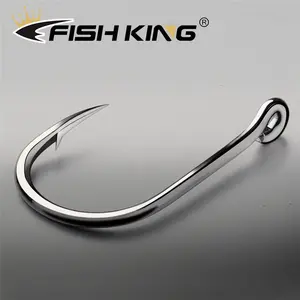 FTK Ise-ni Fishing Hooks, 100pcs box, flattened shank, barbless, for carp fishing, black