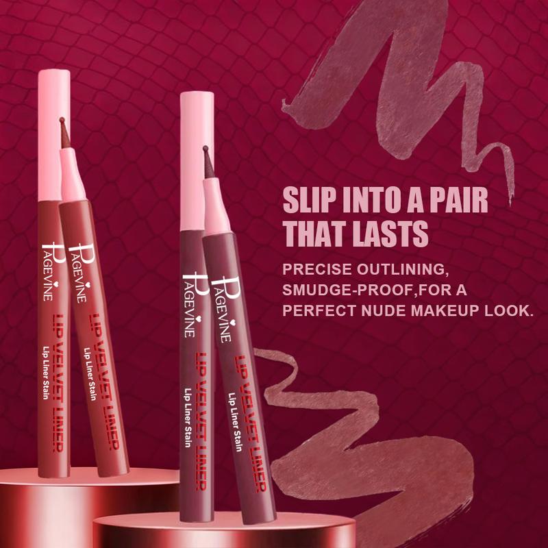 Everyday Lip Shaping Pen - Smudge-proof and natural-looking, easy to apply, with a precise tip to define lip contours. Suitable for all skin tones, it's ideal for holiday gatherings and party makeup.