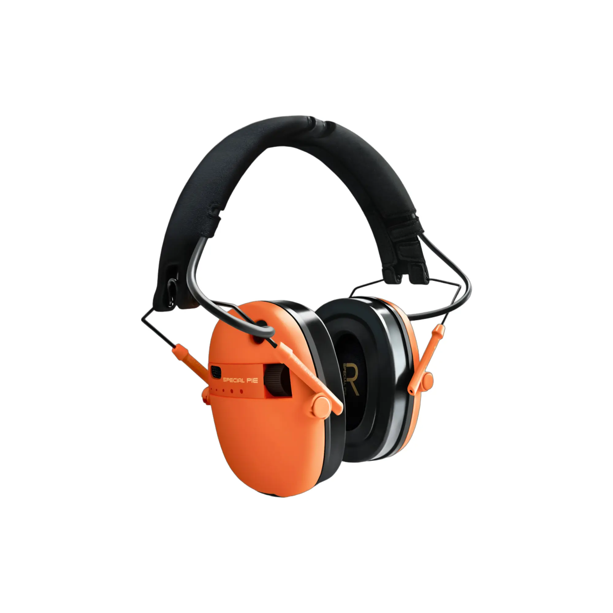 Special Pie E2 Gel Cushion Shooting Ear Protectors, Unisex Full-Coverage Bluetooth 5.3 Ear Muffs with NFC Pairing, 1-Hand Control Knob, 27dB NRR, 48H Battery Life, Phone Compatibility, Reduce Loud Environmental Noise for Hunting & Outdoor Training
