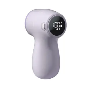 USB Rechargeable Lint Remover, Portable Handheld Electric Lint Remover, Household Fabric Razor with Digital Display for Clothes, Bedding, Furniture