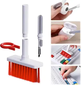 5 in 1 Keyboard Cleaning Brush Kit Soft Brush, Multi-Function Computer Cleaning Tools Kit