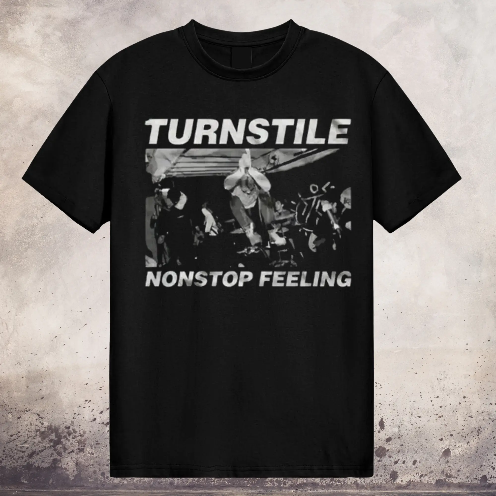 Turnstile Unisex Black T-Shirt - Nonstop Feeling Tee - Music Band