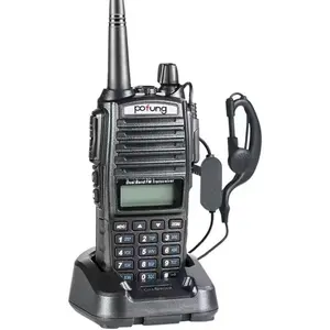 Pofung UV-82 Ham Two Way Radio, Dual Band Walkie Talkie : 136-174mhz (VHF) 400-520mhz (UHF) with Earpiece, Charger and Rechargeable Battery