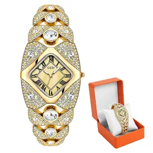 Women's Elegant Round Dial Quartz Watch, Fashionable Watch, Daily Clothing Decor, Trendy All-match & Exquisite Waterproof Watch for Birthday Valentine's Day Mother's Day Gift with Box