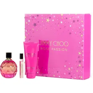 Jimmy Choo Rose Passion Set-Eau De Parfum Spray 3.3 Oz & Body Lotion 3.3 Oz & Eau De Parfum Spray 0.25 Oz Mini For Women Jimmy Choo Rose Passion Set-Eau De Parfum Spray 3.3 Oz & Body Lotion 3.3 Oz & Eau De Parfum Spray 0.25 Oz Mini For Women