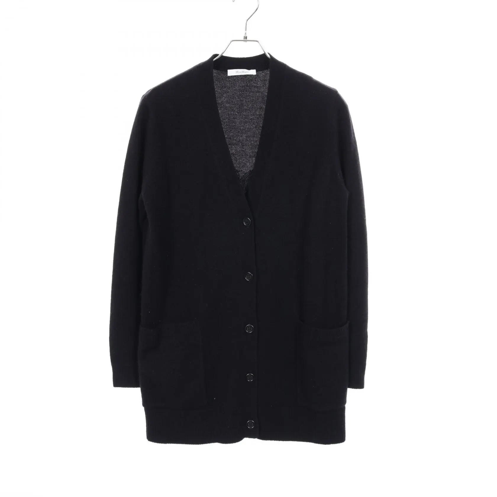 Pre-owned MaxMara Wool Small Leather Goods Max Mara VILLAR Cashmere Cardigan