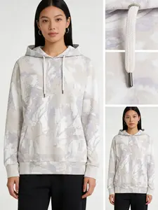 Fall Camouflage Hoodie Sweatshirt with 3D Forest Maple Leaf Design Unisex Long Sleeve Pullover. Stylish And Cozy! Ideal for Outdoor Activities And Casual Outfits