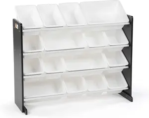 Large Toy Storage Organizer with 16 Removable Bins