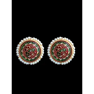 ET503 Navya kundan meenakari tops( READY TO SHIP)