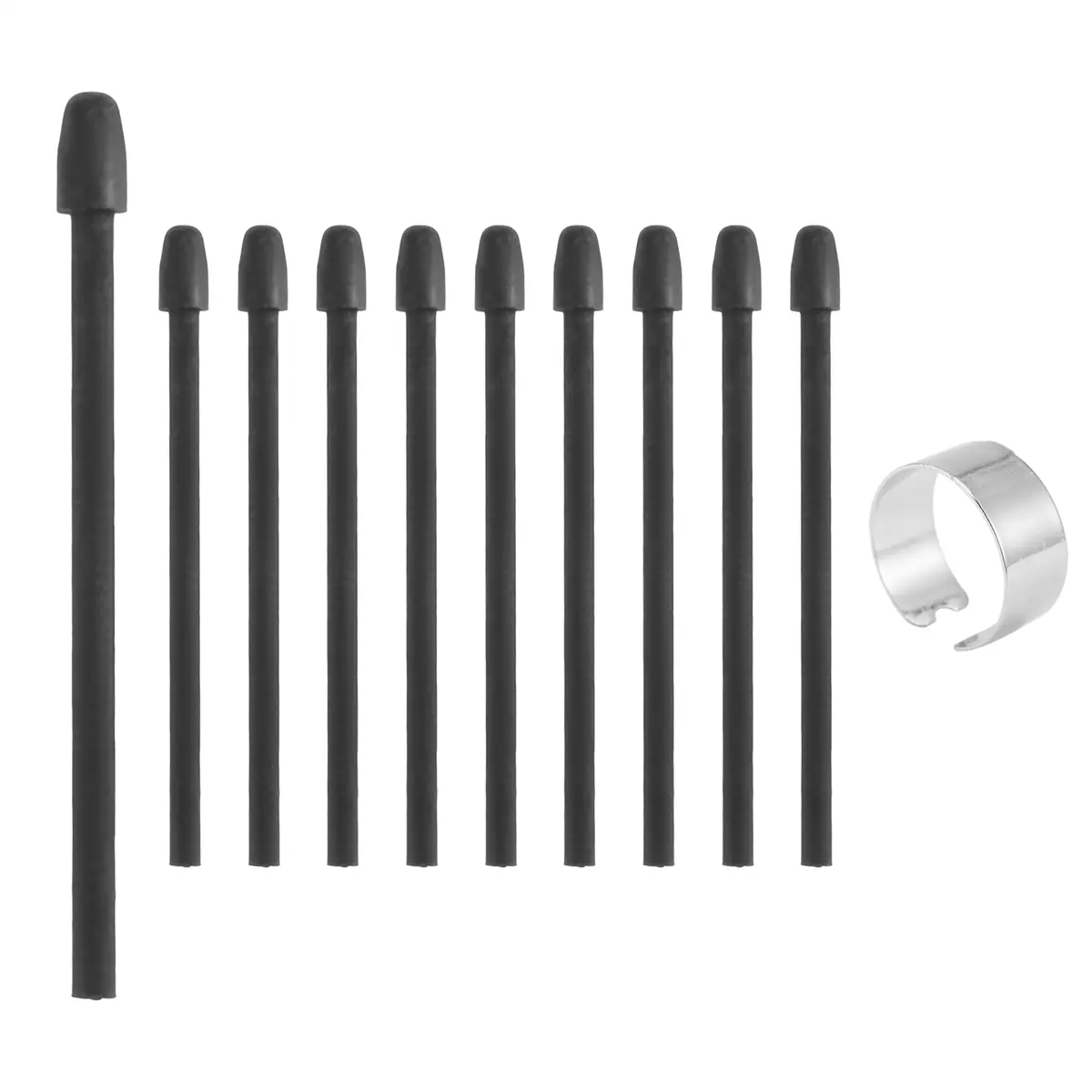 10PCS Soft Replacement Stylus Pen Tips with Installation Tool, Touchscreen Nibs Accessories Compatible with Boox Pen2/Pen Plus 1/2 Tablet Styluses, Stylus Pen For Touchscreen