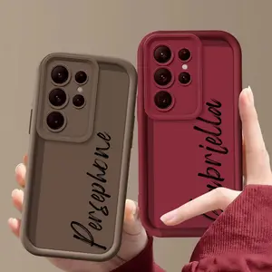 Phone Case: Custom Cursive Name Phone Case - Personalized Signature Design for Samsung S21 5G S25 Plus Samsung S23+ S22 Ultra 5G Samsung S23 Ultra S24 FE Samsung S23 S22+ 5G Samsung S26 ULTRA Samsung S23 FE S20 FE S24 Plus S26 Plus S26 S24 Ultra S25