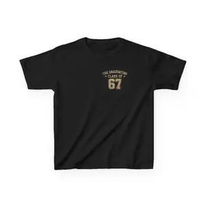67 Shirt Youth Tee — 'The Graduating Class of 67' Vintage School Spirit Shirt