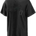 Men's Baseball Jersey Embroidery Sports Uniform, Casual Short Sleeves Button Down T-Shirt, All Seasons Fitted Long Sleeve, Embroidered Jersey