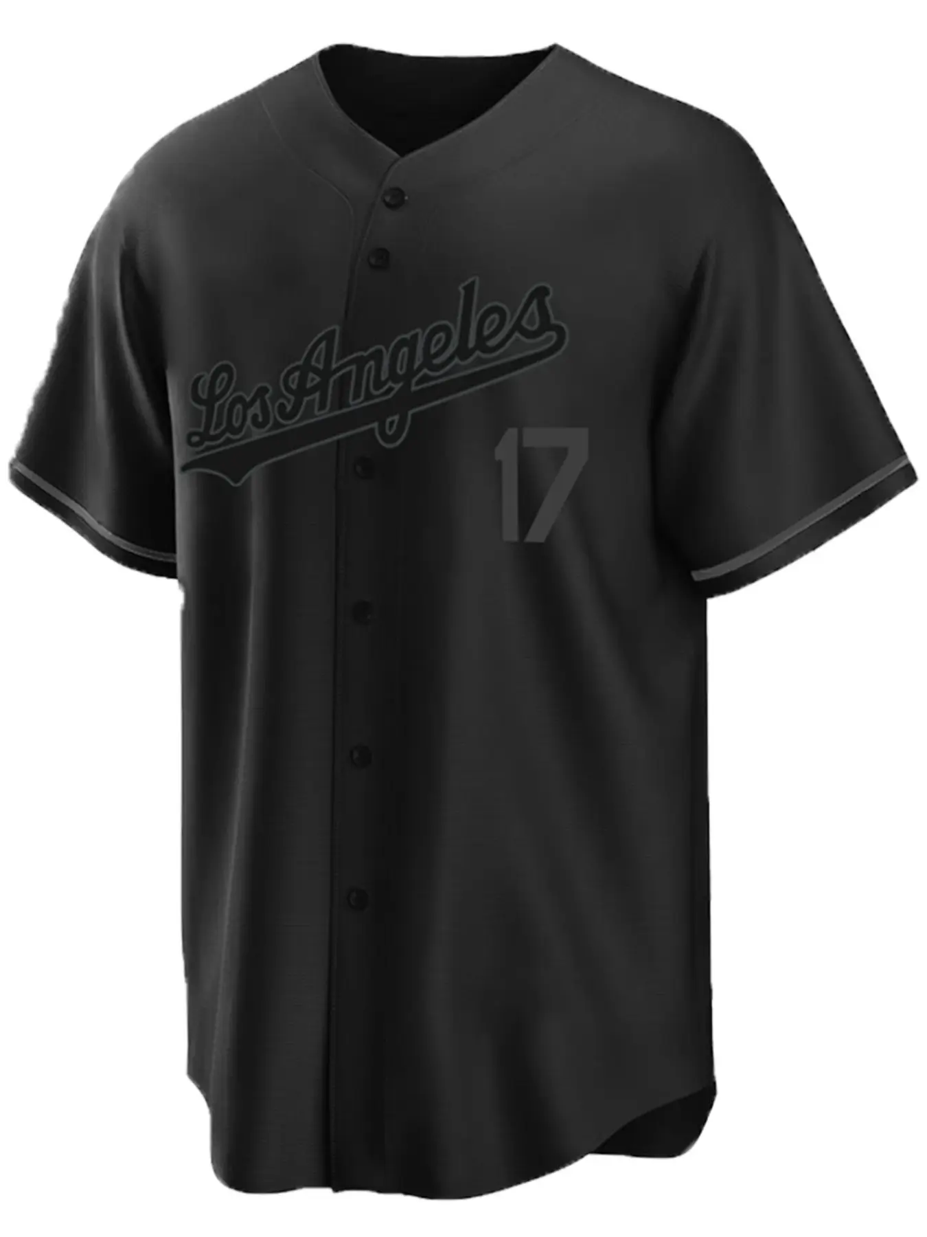 Men's 17 Baseball Jersey, Embroidered Jersey, Jersey Tee, Embroidery Sports Uniform, Casual Short Sleeves, Button-Down T-Shirt, All Seasons, Straight Fit, Jersey Shirts
