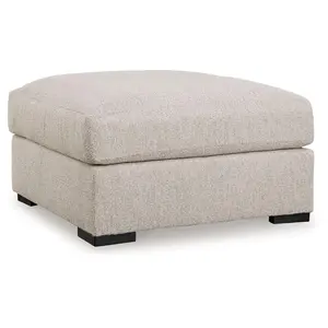 Ballyton - Oversized Accent Ottoman - Sand