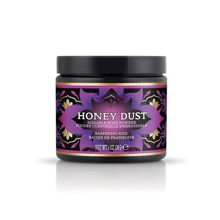 Kama Sutra Honey Dust, Kissable & Scented Dusting Powder with Applicator, Talc-Free, Moisture-Wicking Formula for Smooth Skin, 6 oz