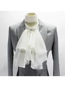 2026 New Fashion Versatile Decoration Retro Royal Exaggerated Chiffon Shirt Collar Professional Suit Decorative Collar Fake Collar