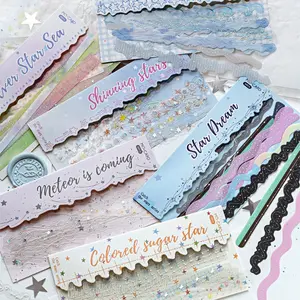 3 Pack Pet 3D Silver Color Stickers Set, Star Series Handmade Material DIY Photo Frame Scrapbook Diary Album Calendar Decoration Art Stickers