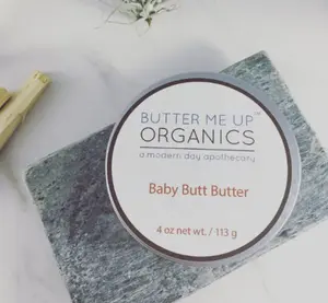 Baby Butt Butter / Organic Diaper Cream / Diaper Rash / Natural Diaper Rash Cream / Organic Baby / Cloth Diaper Safe / Baby Shower Gift Natural Organic Natural