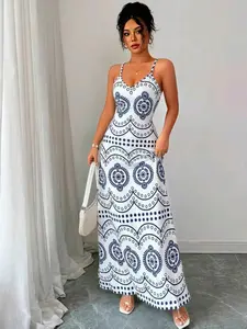 Women's Spring Summer Casual Paris Print Dress Sy1003, Travel Holiday Date, Stylish Women's Clothing for Romantic Occasions