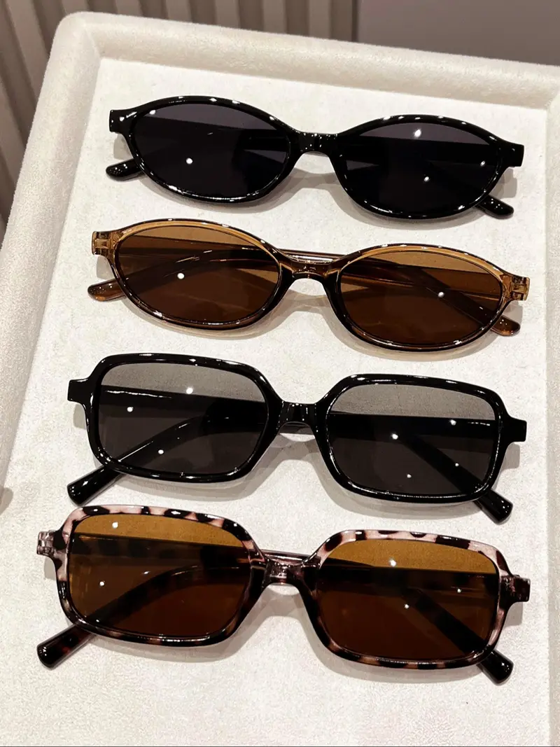Mixed Women\'s Sunglasses Set - Black, Brown & Tortoiseshell Styles sunglass for women set - TikTok Shop main image 2