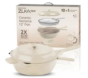 Granitestone Zuka 10-in-1 Everyday 12" Cooking Pan 6-Piece Set