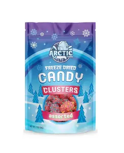 Arctic Farms Freeze Dried Candy Clusters Candies 2oz Bagged and Boxed (Assorted Flavors)