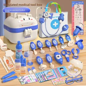 37pcs Dentist Set for Kids Role Play Toy, Doctor Kit for Ages 3+, Simulation Medical Toys, Birthday Gift for Boys and Girls