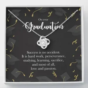 College School Graduation Necklace Gift for Her, University Doctorate Masters Degree MBA Phd Luxury Jewelry Necklace (1)