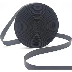 1 inch Black Nylon Webbing Straps for Sewing 50 Yards 25mm Heavy Canvas Webbing Strap with Buckles for Bags-Lawn Chair Replacement-Hammock-Pet-Crafts & Projects Supplies