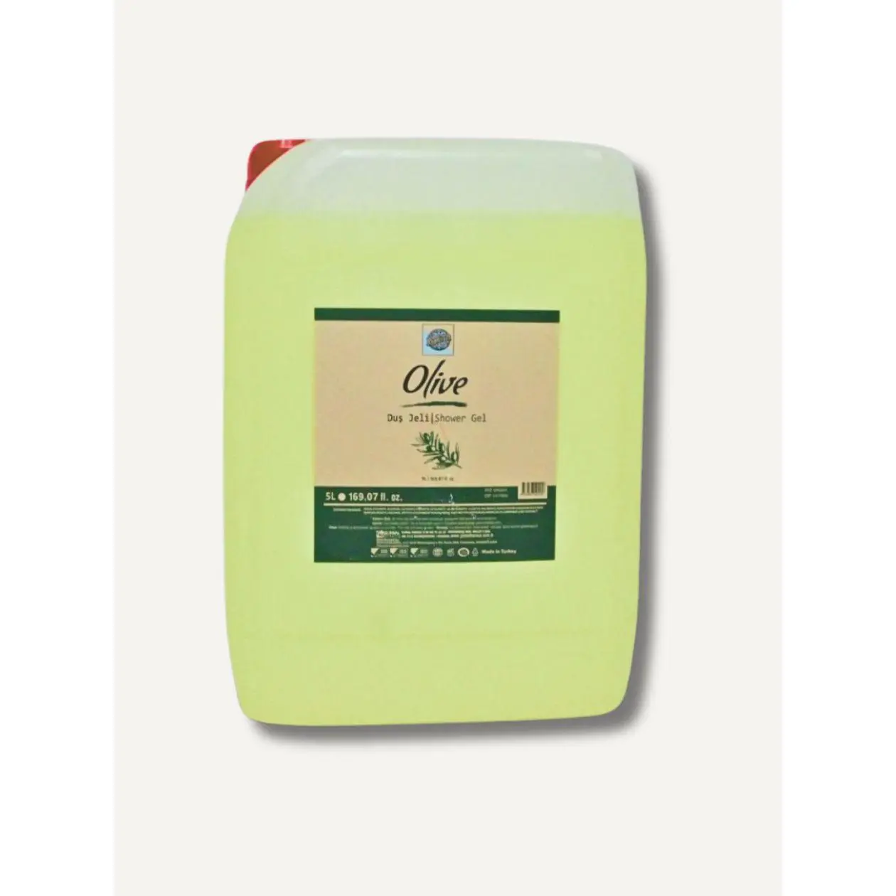 Roomsium Olive Shower Gel Body Wash - 1.3 Gallon Bulk Supply Nourishing Cleanser