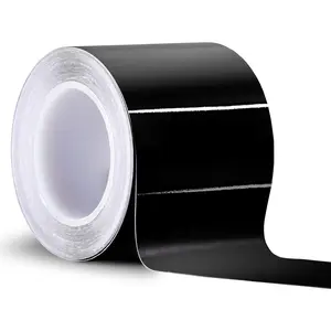 Gloss Black Vinyl Wrap 2 Inch x 20ft Satin Black Vinyl  Tape Adhesive Chrome Delete Automotive Tape for  Exterior Accessories DIY  Wrapping Paper  Door Edge Sticker
