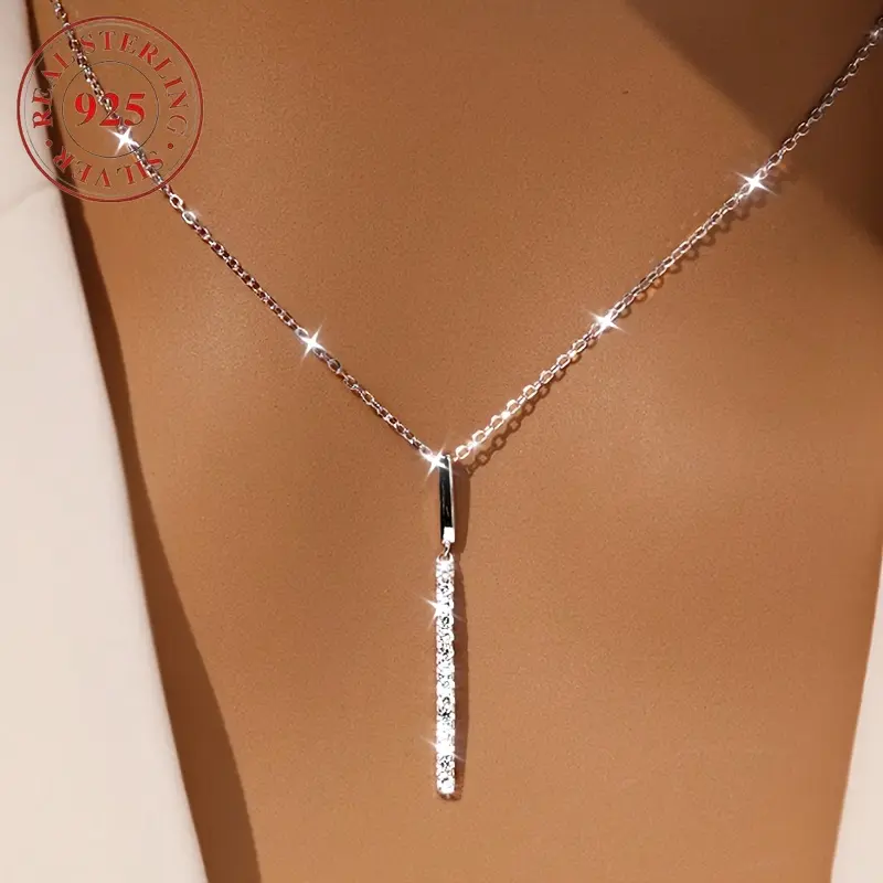 Women's 925 Silver Collar Necklace with Pendant, Antique Look, Exquisite Shine, Ideal for High-End Daily Wear or Festival Gift Giving jewelry