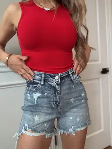 Starstruck High Waisted Denim Shorts